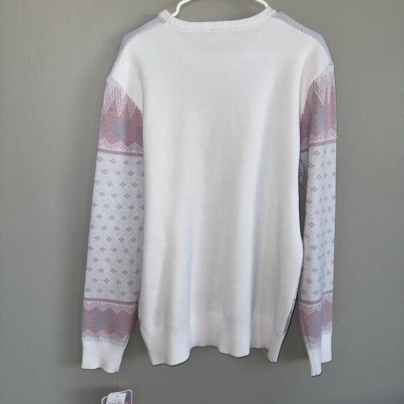 NWT Hello Kitty Ski Club Snow Angel Crew Sweatshirt Woman Junior S Pink Sanrio - Picture 3 of 7